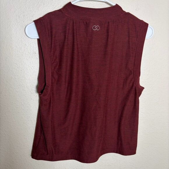 Calia Tank Top Women's Small Maroon Red Sleeveless Athletic Casual Shirt - Picture 4 of 8